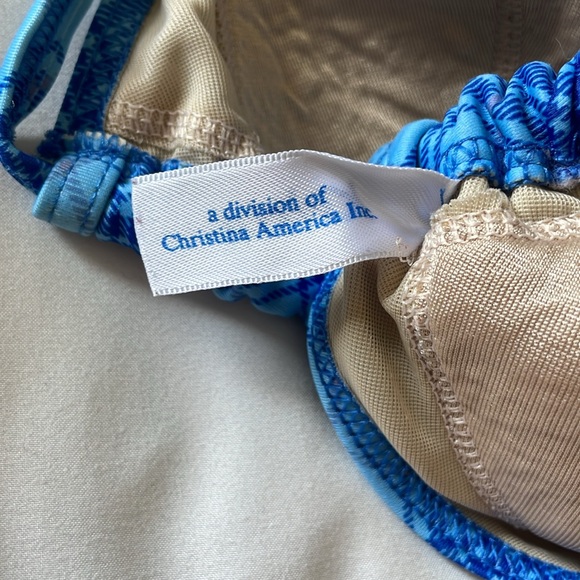 BLUE PLAID BIKINI - Picture 4 of 4